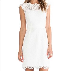 White Lace Scarlett Shoshanna Dress